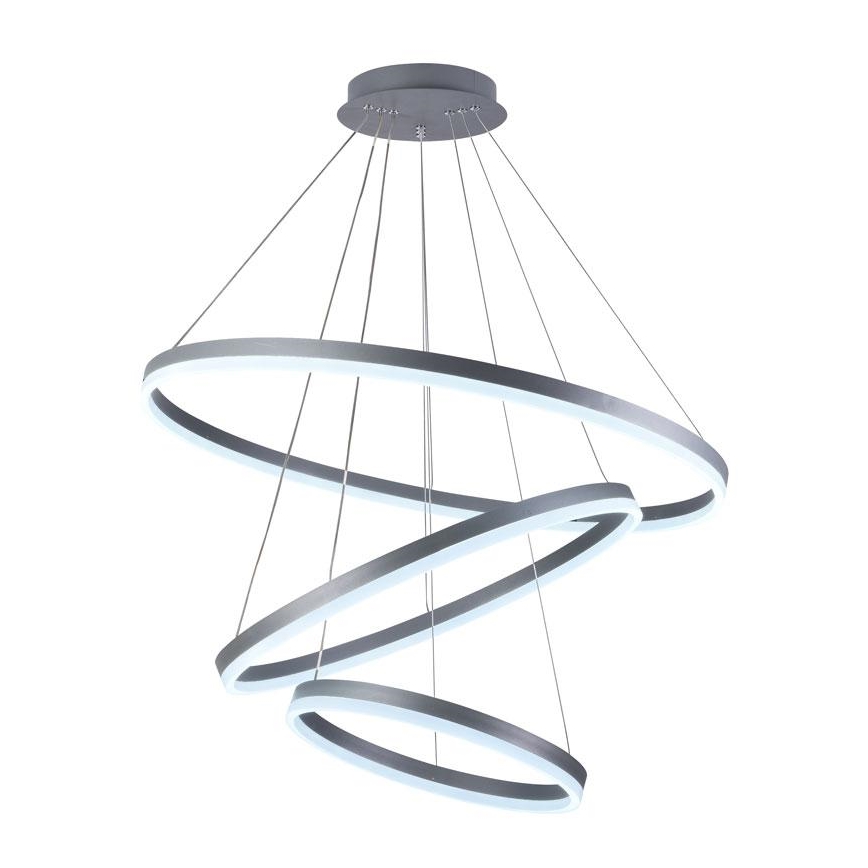 Lustră LED dimabilă pe cablu LED/125W/230V 3000-6500K d. 80 cm + telecomandă