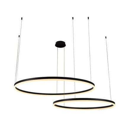 Lustră LED dimabilă pe cablu LED/128W/230V 3000-6500K + telecomandă