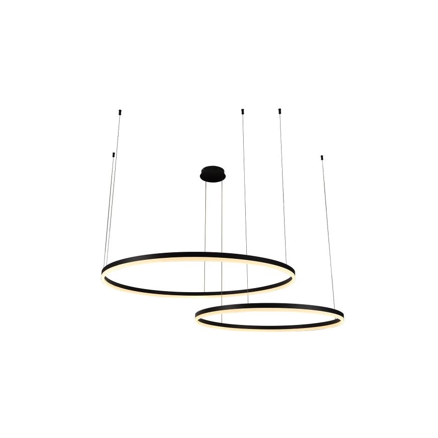 Lustră LED dimabilă pe cablu LED/128W/230V 3000-6500K + telecomandă