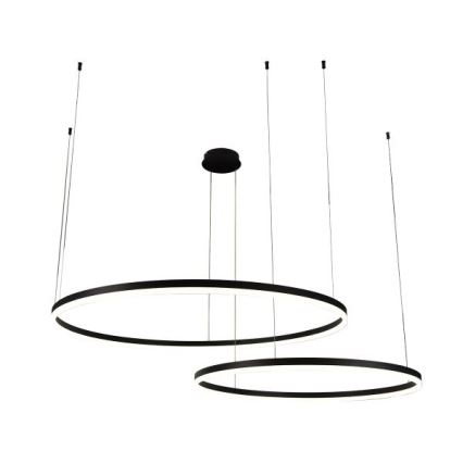 Lustră LED dimabilă pe cablu LED/128W/230V 3000-6500K + telecomandă