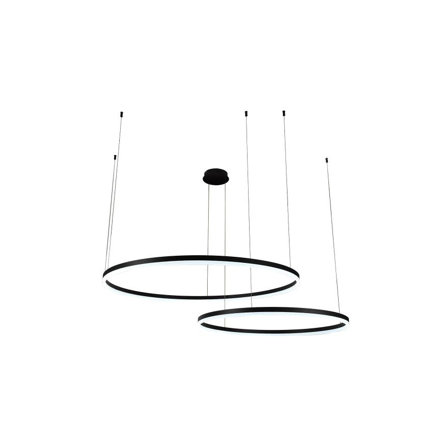 Lustră LED dimabilă pe cablu LED/128W/230V 3000-6500K + telecomandă
