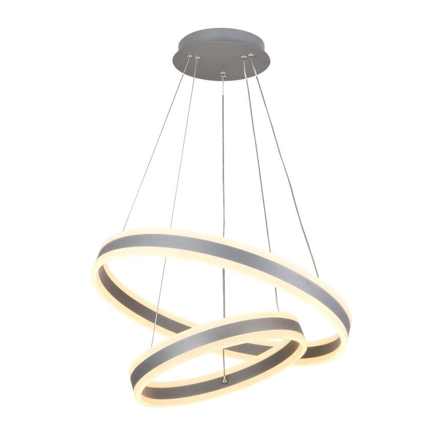 Lustră LED dimabilă pe cablu LED/135W/230V 3000-6500K d. 60 cm + telecomandă