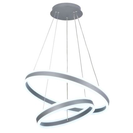Lustră LED dimabilă pe cablu LED/135W/230V 3000-6500K d. 60 cm + telecomandă
