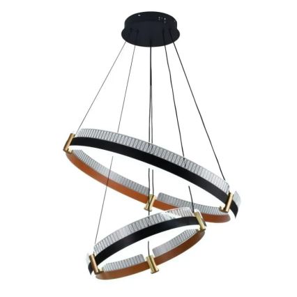 Lustră LED dimabilă pe cablu LED/140W/230V 3000-6500K d. 60 cm + telecomandă