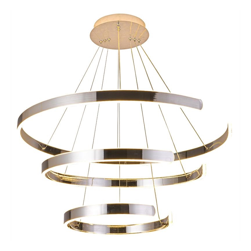 Lustră LED dimabilă pe cablu LED/220W/230V 3000-6500K d. 80 cm + telecomandă