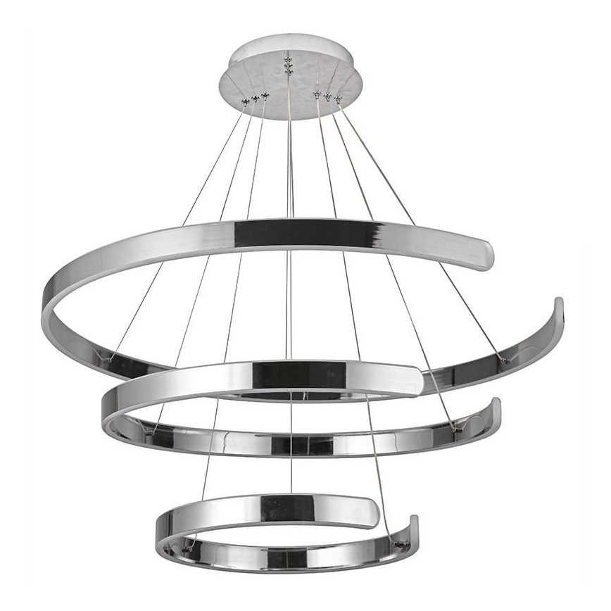 Lustră LED dimabilă pe cablu LED/220W/230V 3000-6500K d. 80 cm + telecomandă