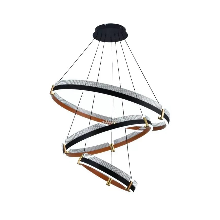 Lustră LED dimabilă pe cablu LED/240W/230V 3000-6500K d. 80 cm + telecomandă