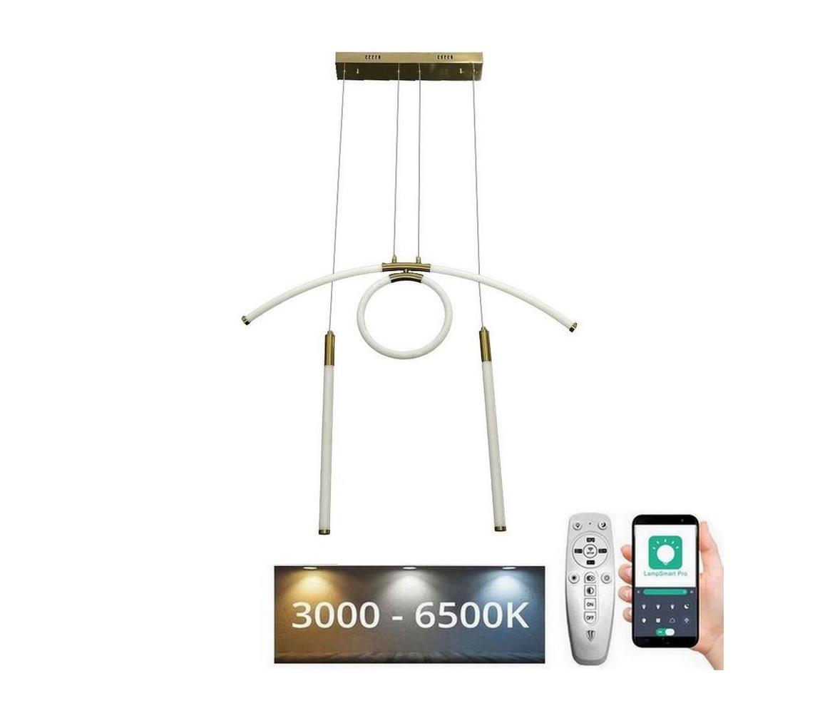 Lustră LED dimabilă pe cablu LED/25W/230V 3000-6500K + telecomandă