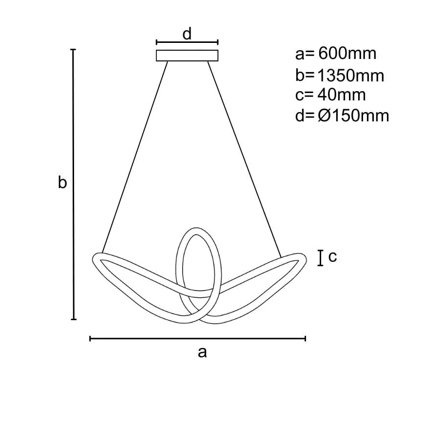 Lustră LED dimabilă pe cablu LED/25W/230V 3000-6500K + telecomandă
