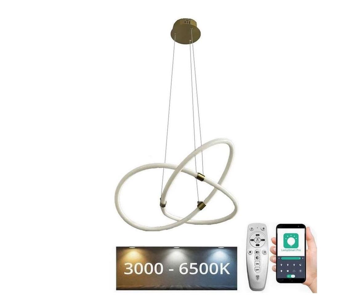 Lustră LED dimabilă pe cablu LED/30W/230V 3000-6500K + telecomandă