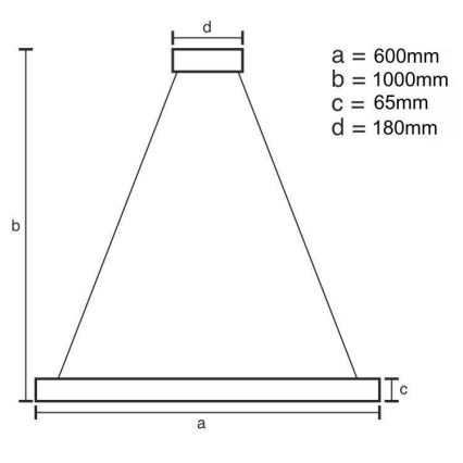 Lustră LED de cristal dimabilă pe cablu LED/40W/230V 3000-6500K crom lucios + telecomandă