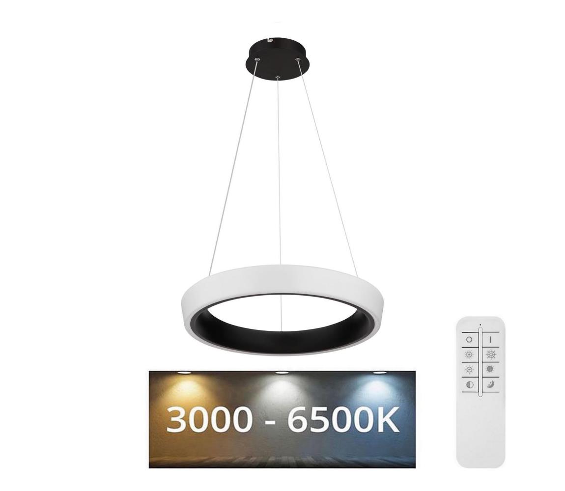 Lustră LED dimabilă pe cablu LED/40W/230V 3000-6500K Globo 48272H-36B + telecomandă