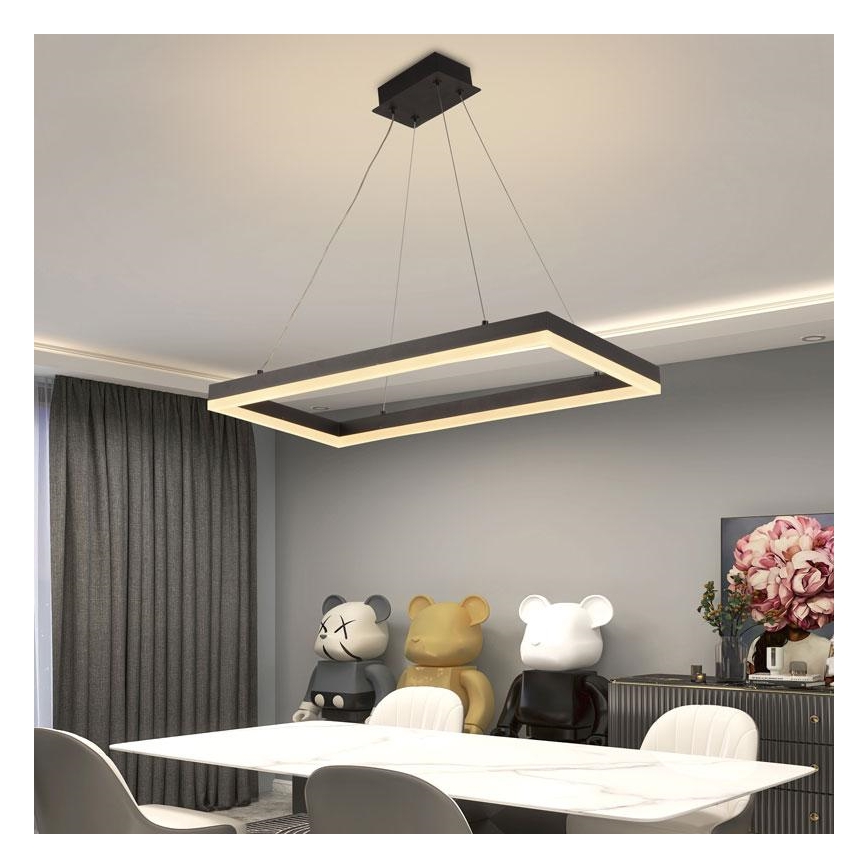 Lustră LED dimabilă pe cablu LED/40W/230V 3000-6500K + telecomandă