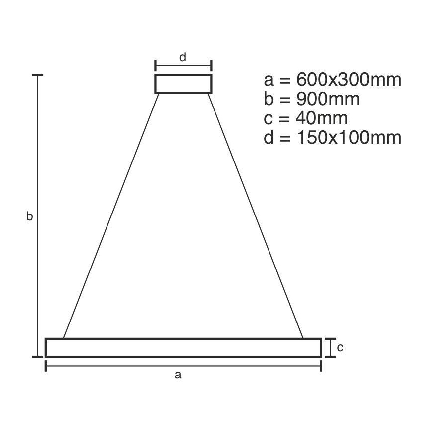 Lustră LED dimabilă pe cablu LED/40W/230V 3000-6500K + telecomandă