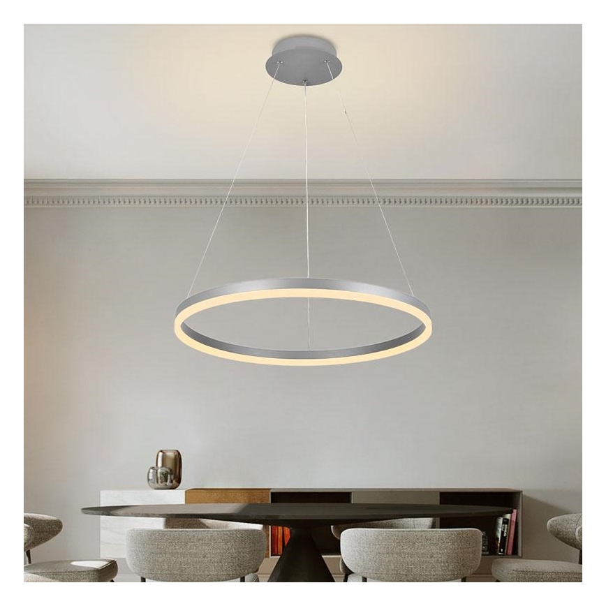 Lustră LED dimabilă pe cablu LED/42W/230V 3000-6500K d. 60 cm + telecomandă