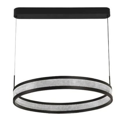 Lustră LED dimabilă pe cablu LED/45W/230V 3000-6500K negru + telecomandă