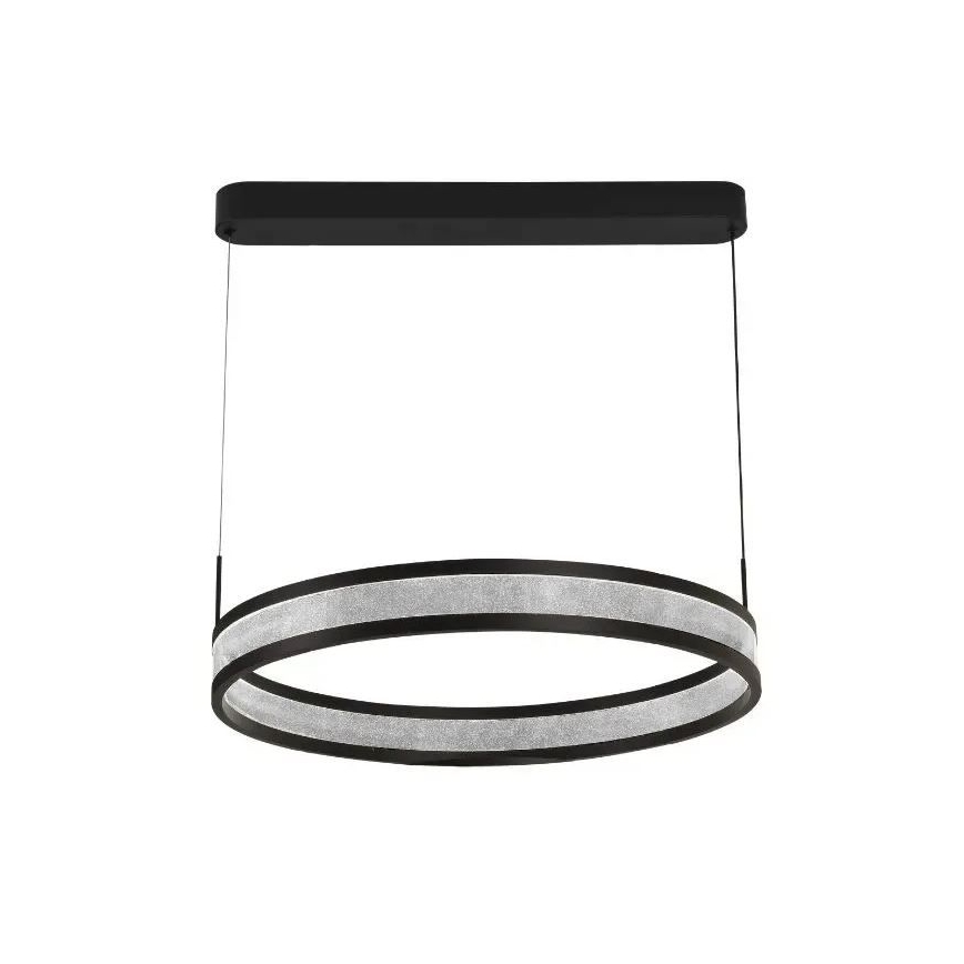 Lustră LED dimabilă pe cablu LED/45W/230V 3000-6500K negru + telecomandă