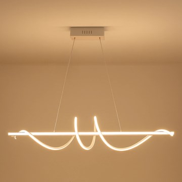 Lustră LED dimabilă pe cablu LED/50W/230V 3000-6500K 100 cm + telecomandă