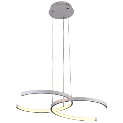 Lustră LED dimabilă pe cablu LED/50W/230V 3000-6500K + telecomandă