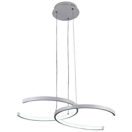 Lustră LED dimabilă pe cablu LED/50W/230V 3000-6500K + telecomandă