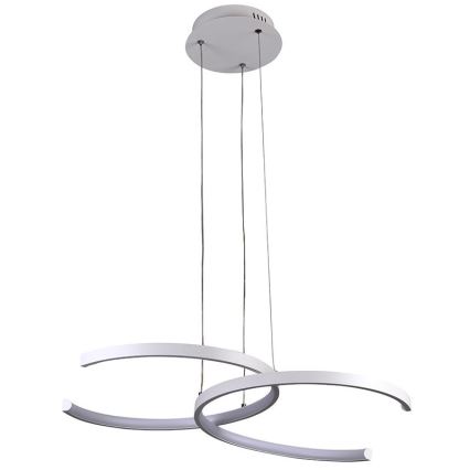 Lustră LED dimabilă pe cablu LED/50W/230V 3000-6500K + telecomandă