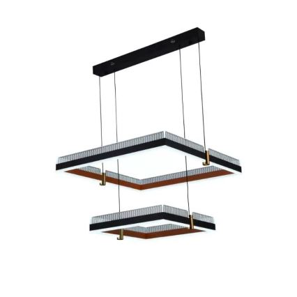 Lustră LED dimabilă pe cablu LED/50W/230V 3000-6500K + telecomandă