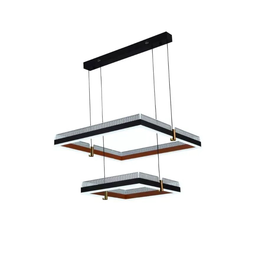 Lustră LED dimabilă pe cablu LED/50W/230V 3000-6500K + telecomandă