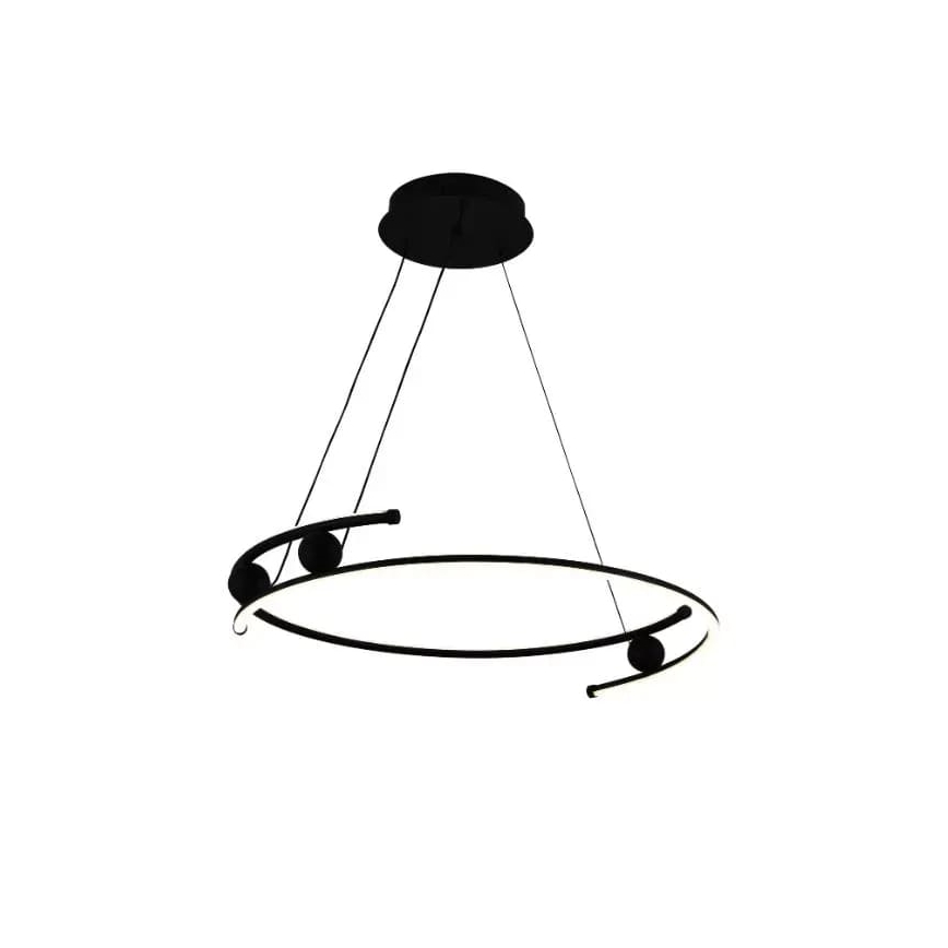 Lustră LED dimabilă pe cablu LED/50W/230V 3000-6500K d. 60 cm + telecomandă