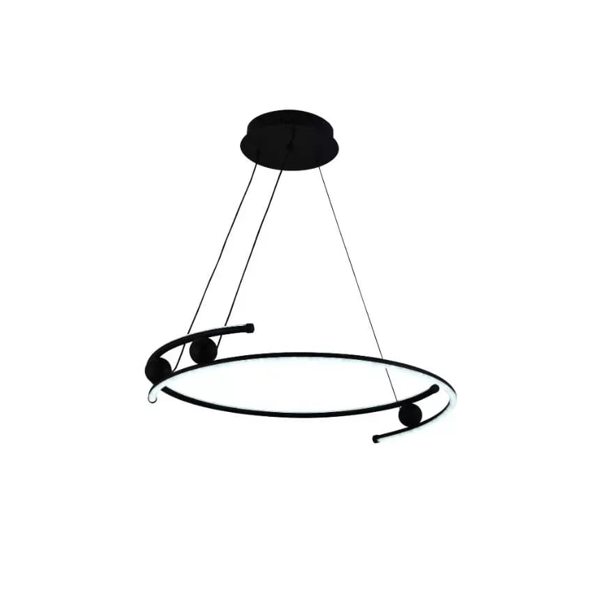 Lustră LED dimabilă pe cablu LED/50W/230V 3000-6500K d. 60 cm + telecomandă