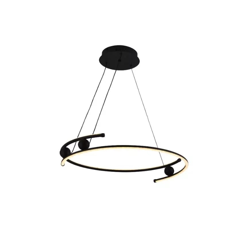 Lustră LED dimabilă pe cablu LED/50W/230V 3000-6500K d. 60 cm + telecomandă