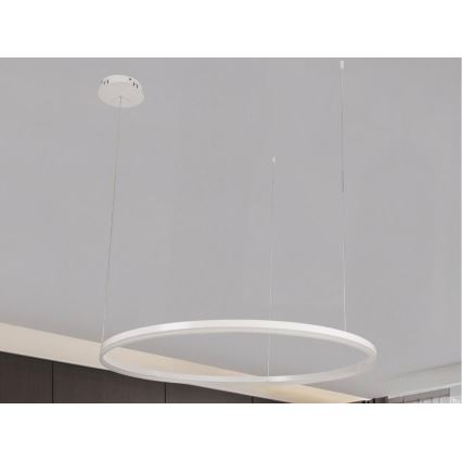 Lustră LED dimabilă pe cablu LED/72W/230V 3000-6500K + telecomandă