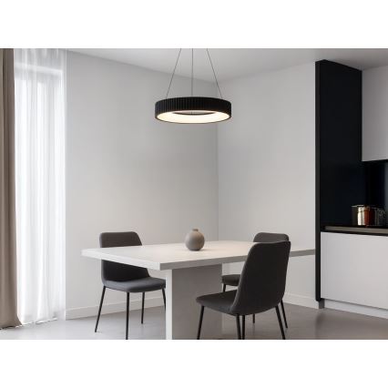 Candelabru LED dimabil suspendat pe cablu LED/75W/230V 3000-6500K diam. 49 cm + telecomandă