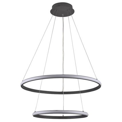 Lustră LED dimabilă pe cablu LED/75W/230V 3000-6500K d. 60 cm + telecomandă