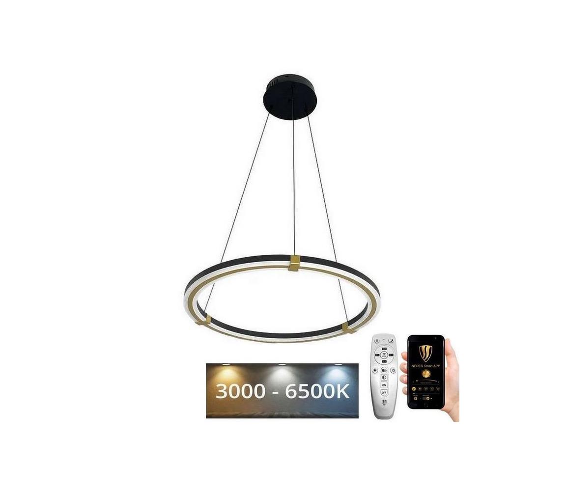 Lustră LED dimabilă pe cablu LED/75W/230V 3000-6500K + telecomandă