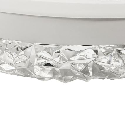 Lustră LED dimabilă pe cablu LED/80W/230V 3000-6500K alb + telecomandă