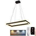Lustră LED dimabilă pe cablu LED/80W/230V 3000-6500K + telecomandă