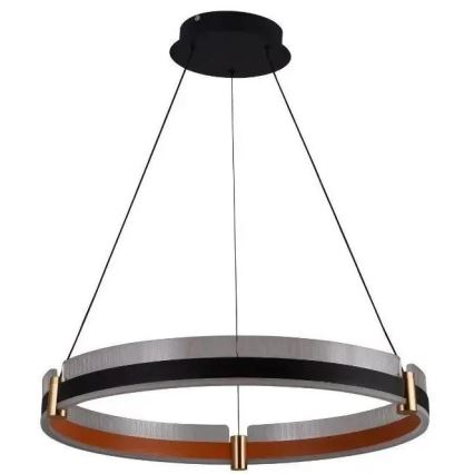 Lustră LED dimabilă pe cablu LED/80W/230V 3000-6500K d. 60 cm + telecomandă