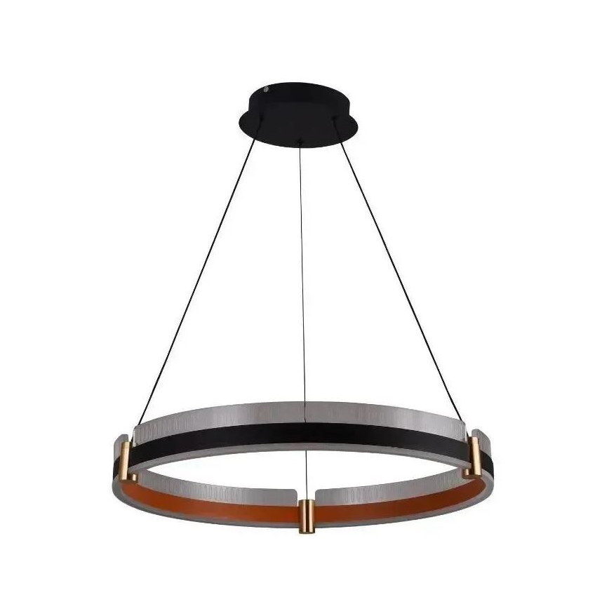 Lustră LED dimabilă pe cablu LED/80W/230V 3000-6500K d. 60 cm + telecomandă