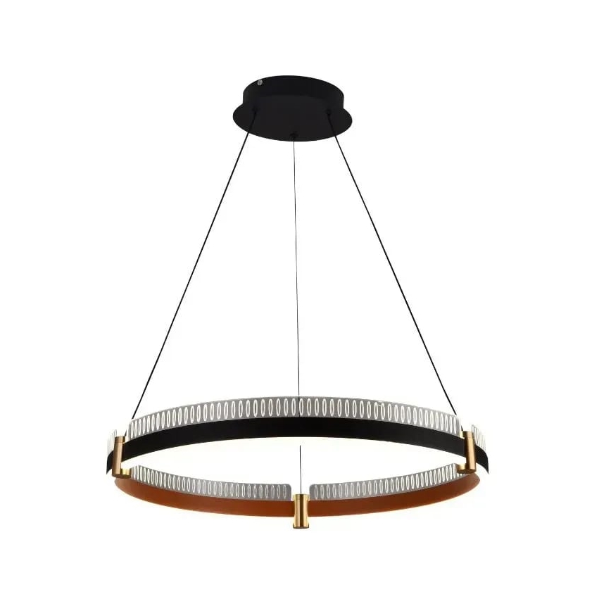 Lustră LED dimabilă pe cablu LED/80W/230V 3000-6500K d. 60 cm + telecomandă