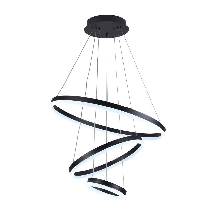 Lustră LED dimabilă pe cablu LED/85W/230V 3000-6500K d. 60 cm + telecomandă