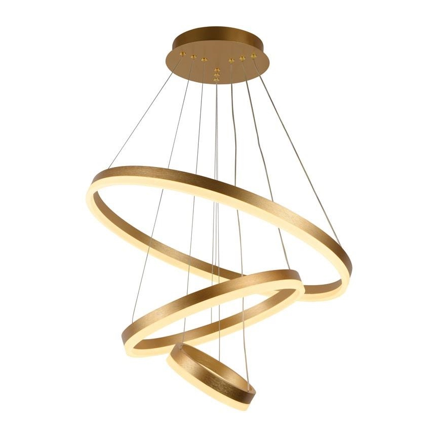 Lustră LED dimabilă pe cablu LED/85W/230V 3000-6500K d. 60 cm + telecomandă