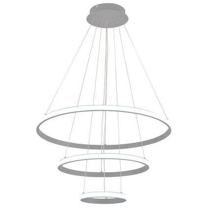 Lustră LED dimabilă pe cablu LED/90W/230V 3000-6500K d. 60 cm + telecomandă