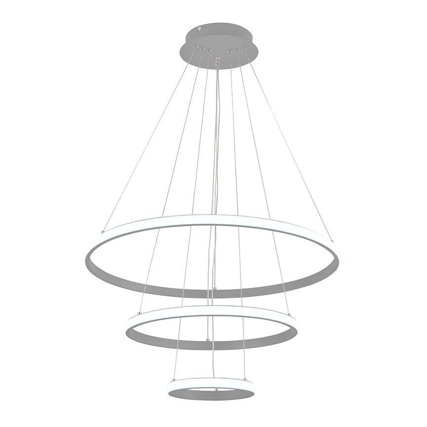 Lustră LED dimabilă pe cablu LED/90W/230V 3000-6500K d. 60 cm + telecomandă