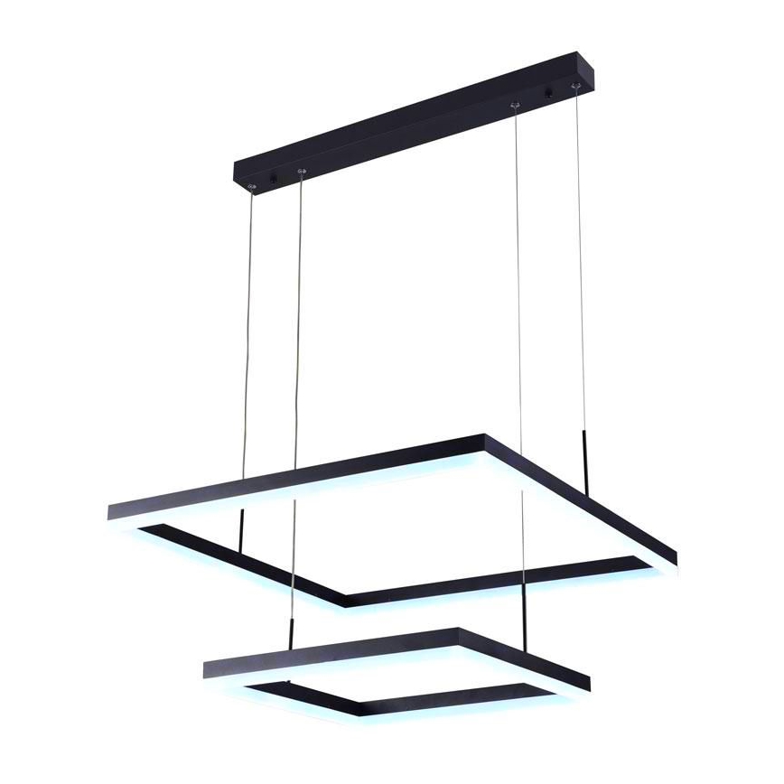 Lustră LED dimabilă pe cablu LED/90W/230V 3000-6500K + telecomandă