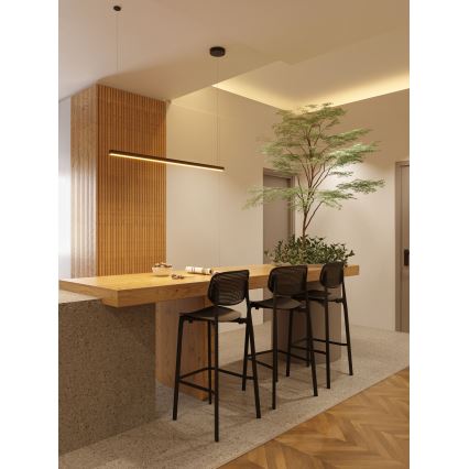Lustră LED dimabilă pe cablu MAXLIGHT P0310D TRIO LED/12W/230V negru