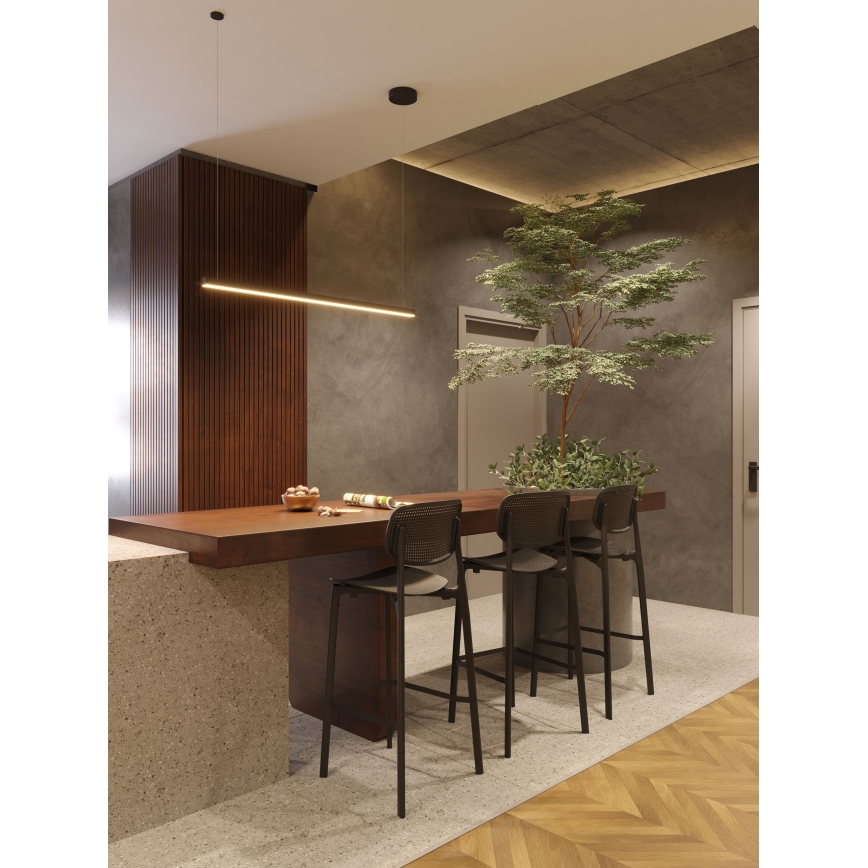 Lustră LED dimabilă pe cablu MAXLIGHT P0310D TRIO LED/12W/230V negru