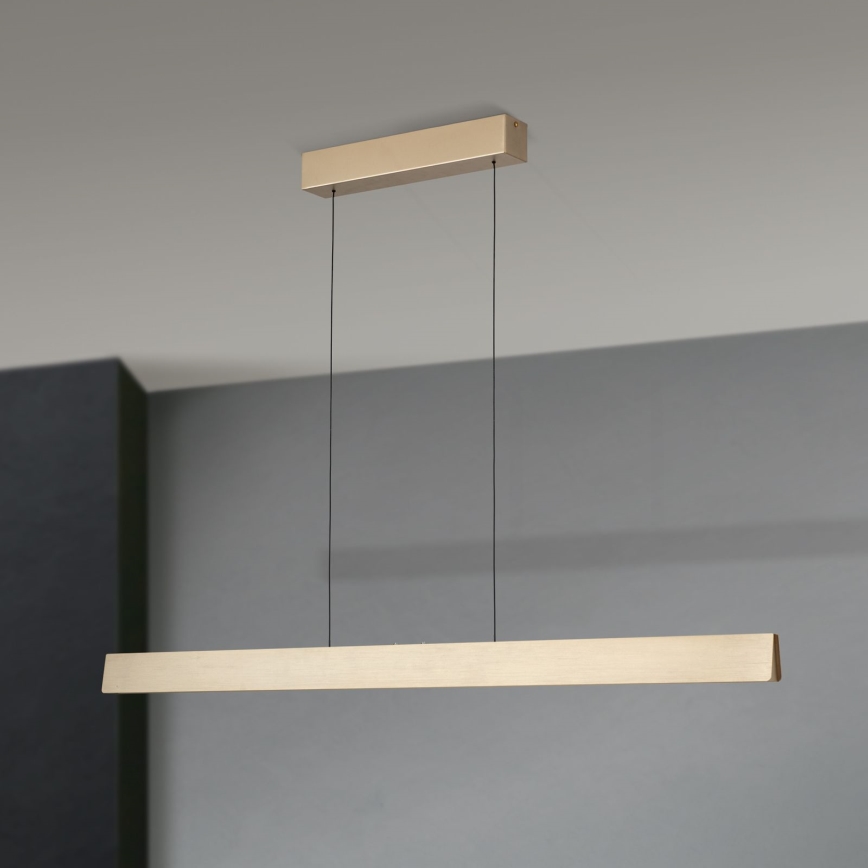 Lustră LED dimabilă pe cablu TARA LED/44W/230V 2700/3800/4500/5700K auriu