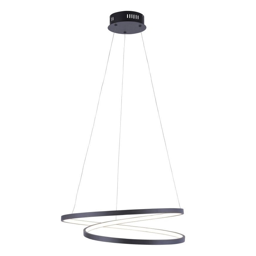 Lustră LED dimabilă pe cablu ROMAN LED/30W/230V neagră Paul Neuhaus 2472-18