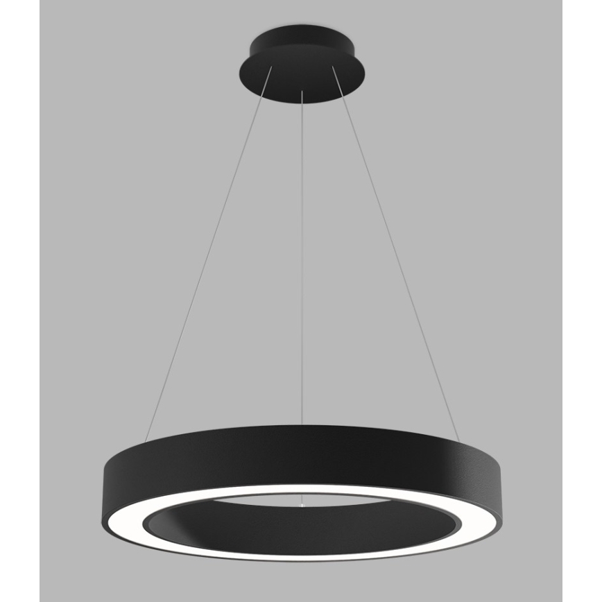 Lustră LED dimabilă pe cablu SATURN LED/50W/230V 3000K/4000K negru LED2