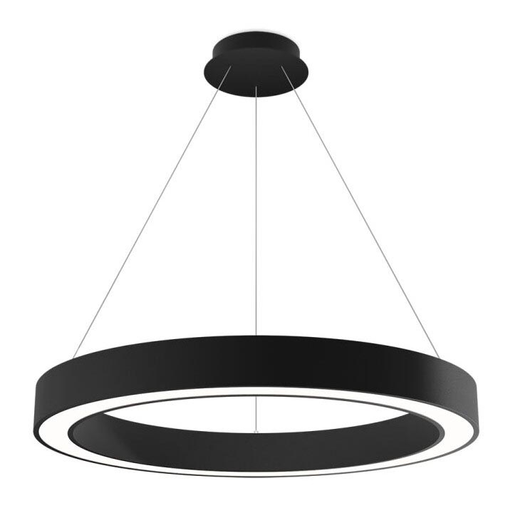 Lustră LED dimabilă pe cablu SATURN LED/60W/230V 3000K/4000K negru LED2
